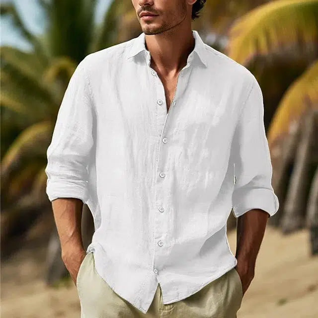 Alentejo White Linen Shirt