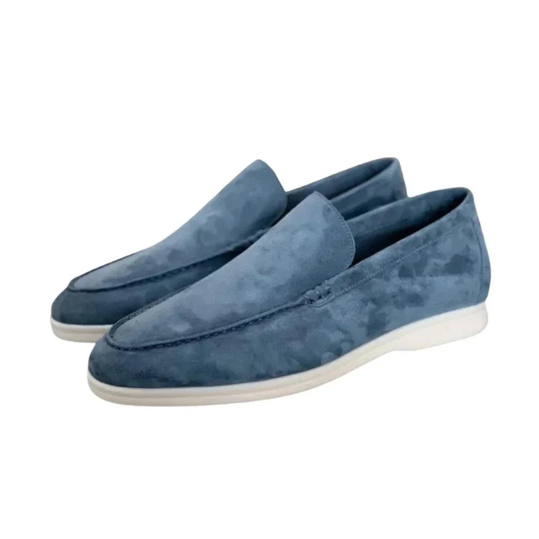 Men's Suede Loafers Old Money Style