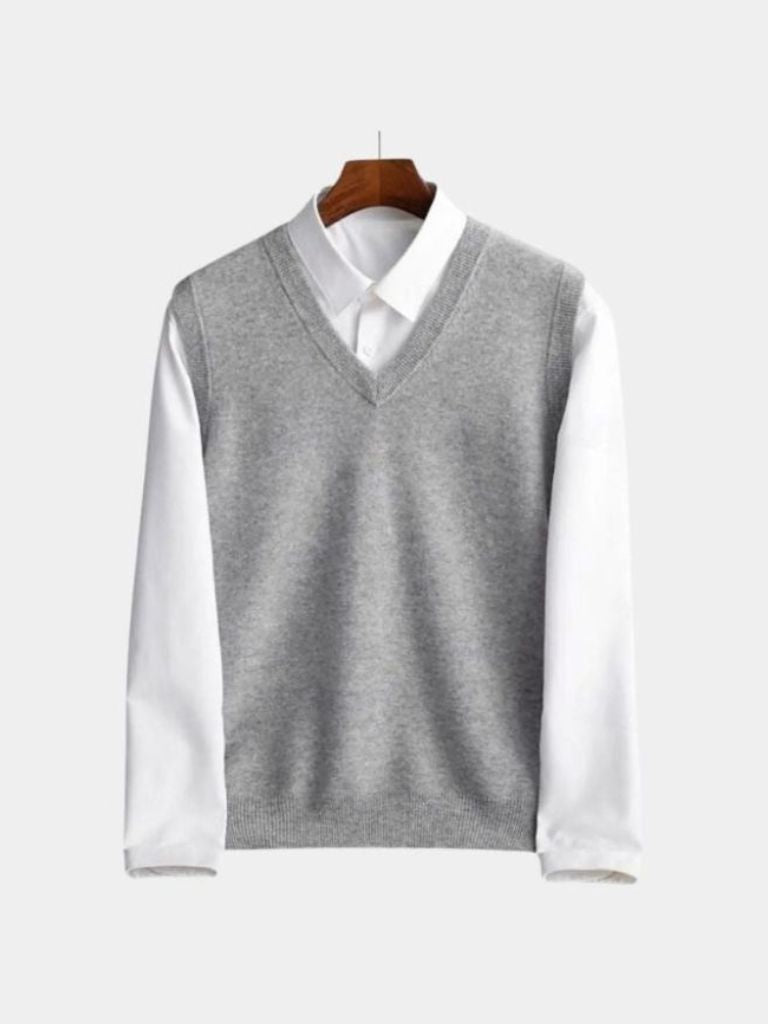 100% Merino Wool Sweater Vest - Fayymont Co