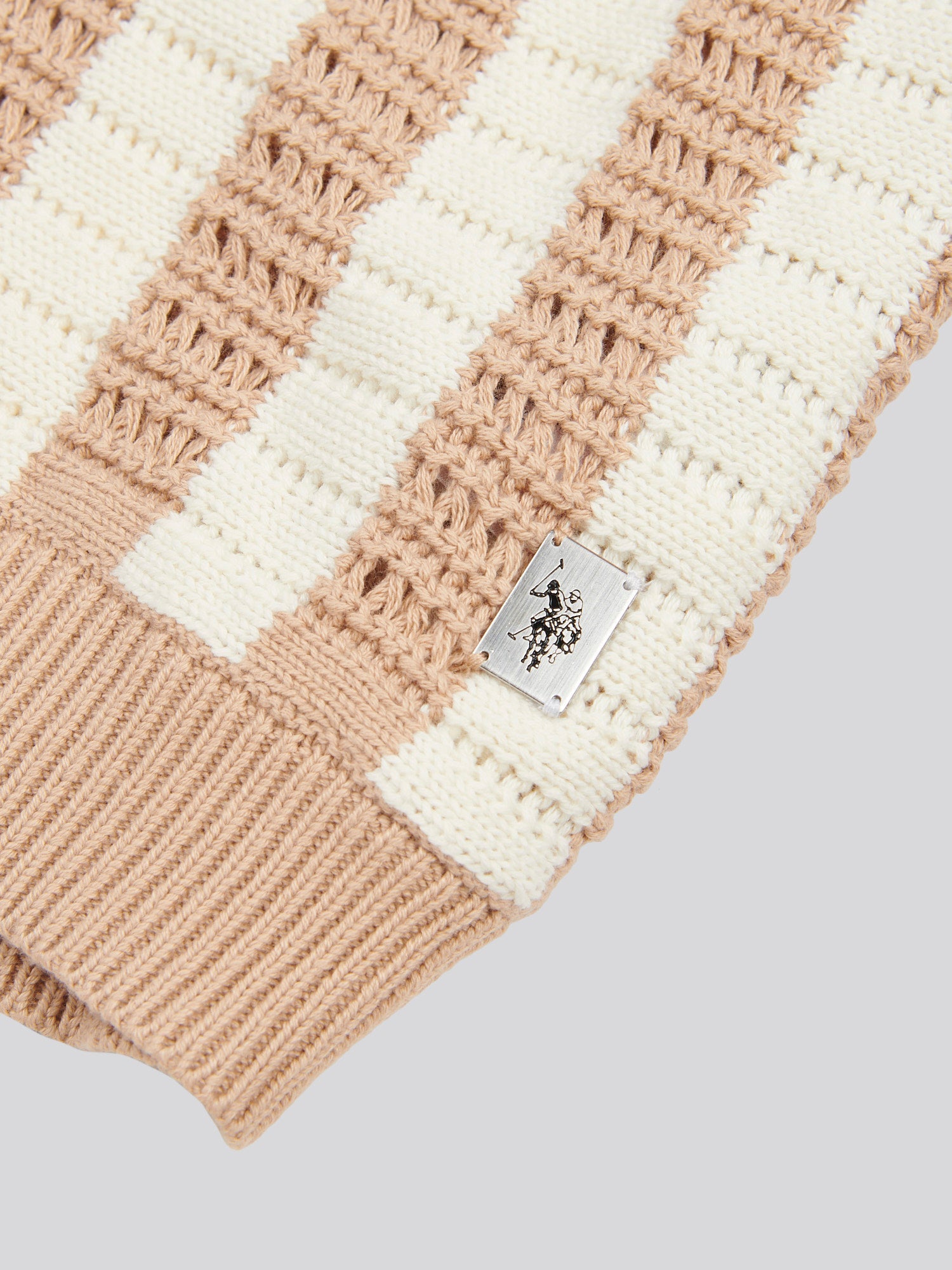 Open-Knit Polo — Doeskin