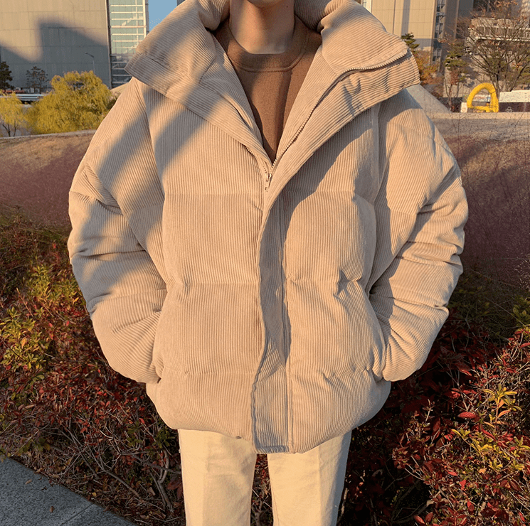Corduroy Puffer Jacket