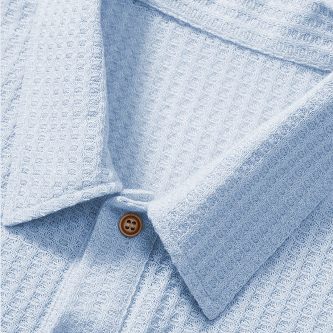 Coastal Waffle Knit Polo