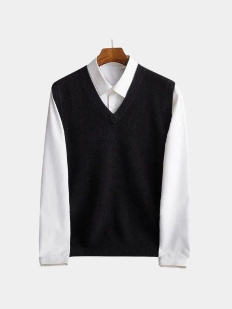 100% Merino Wool Sweater Vest - Fayymont Co