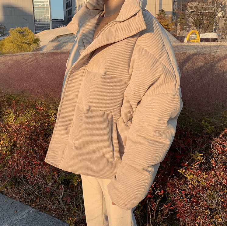 Corduroy Puffer Jacket