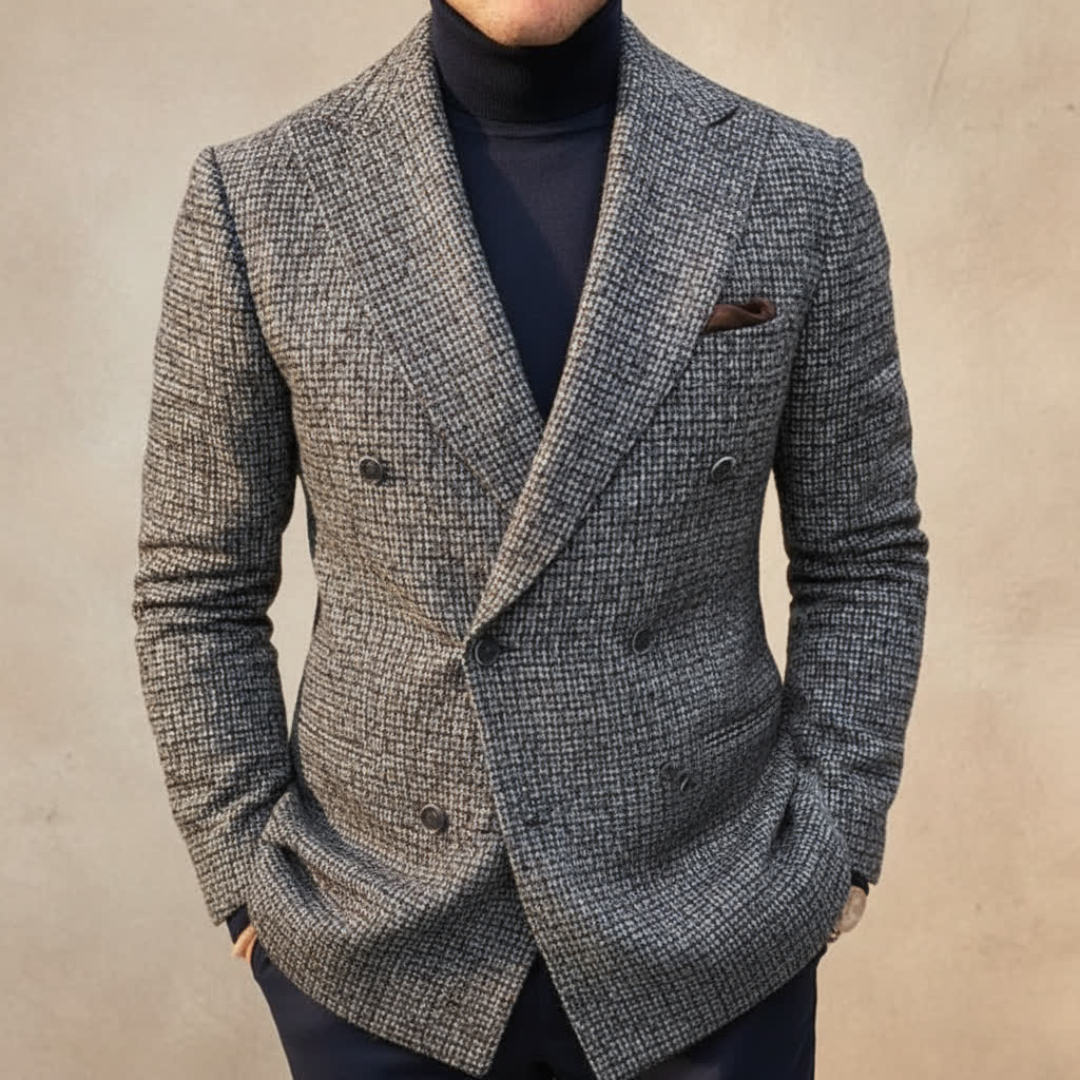 Lorenzzo Matteo Double-Breasted Blazer