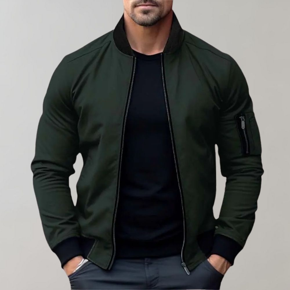 Men's All-Season Bomber Jacket - Lightweight, Breathable, and Stylish for Everyday Wear