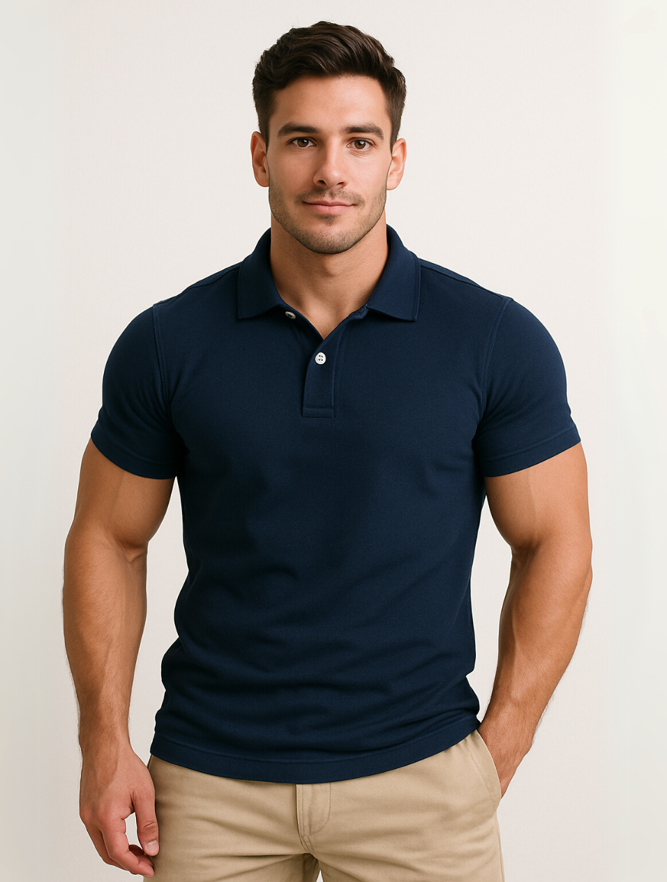 Polo Shirt Navy Blue for Men – Timeless Old Money Style