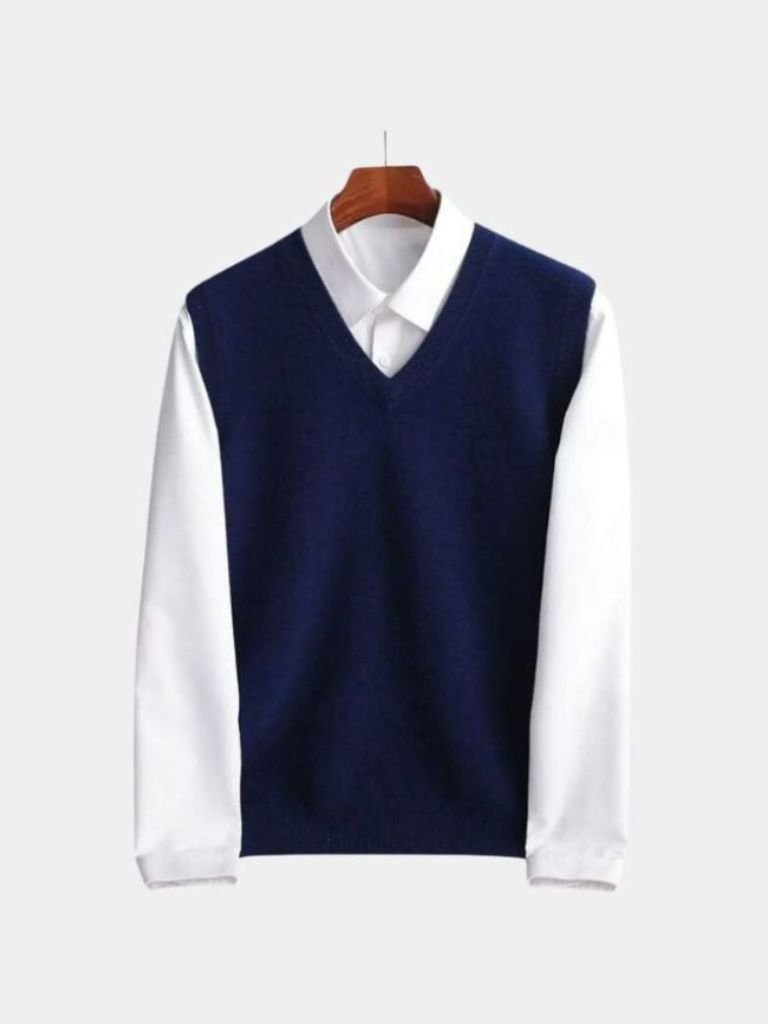 100% Merino Wool Sweater Vest - Fayymont Co