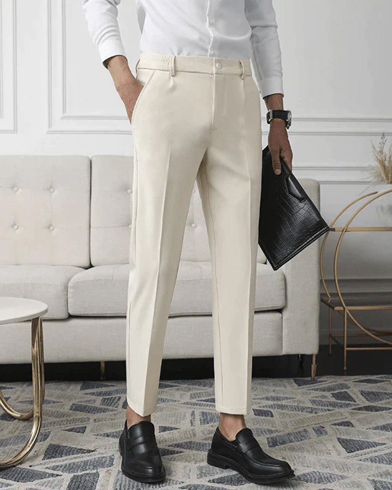 Augusto Stretch Wool Trousers