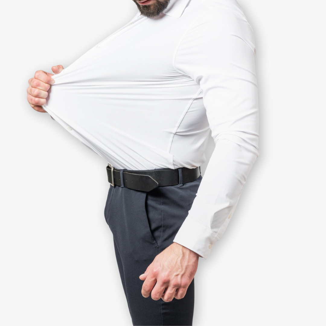 Mens Stretch Dress Shirt – Wrinkle-Free Slim Fit Shirt