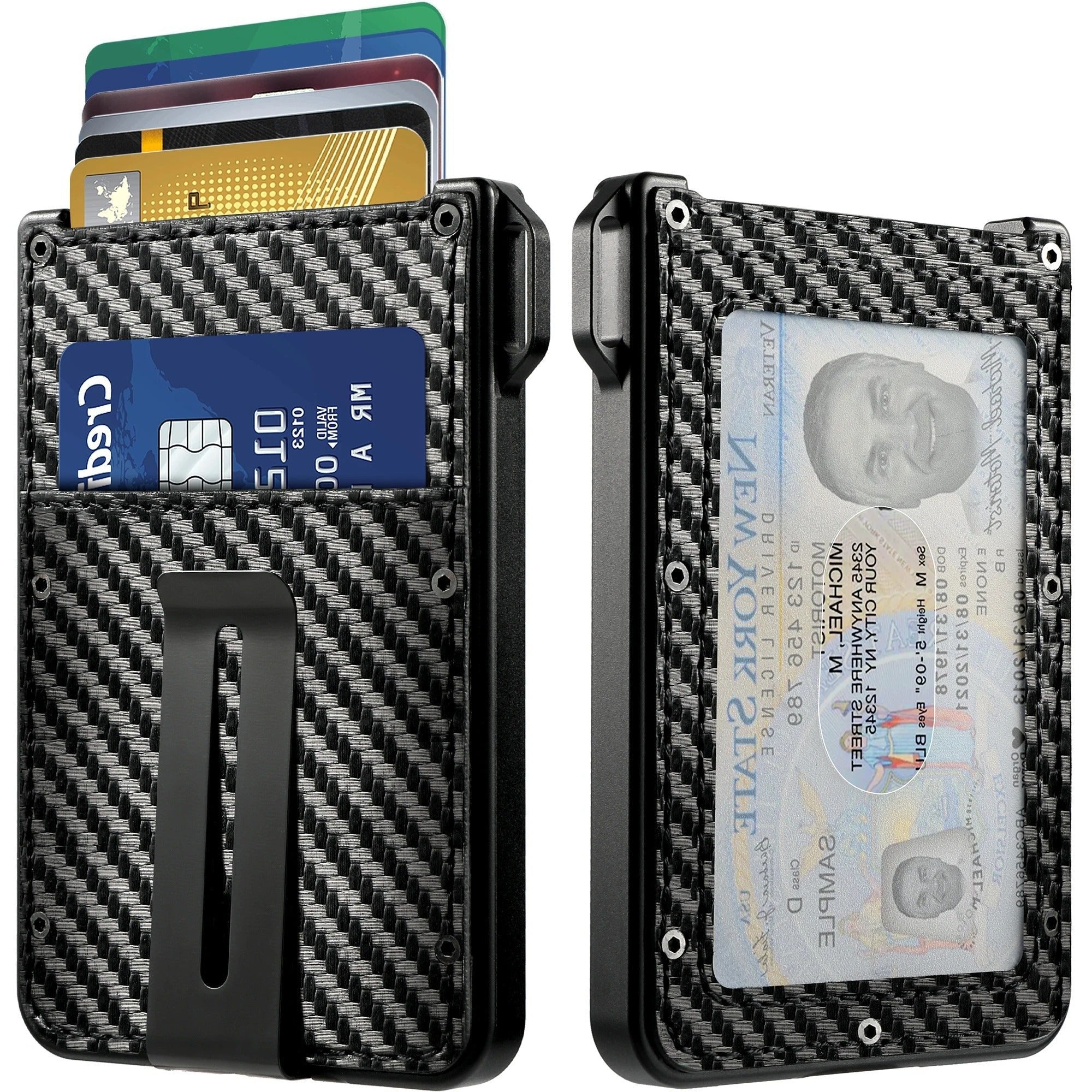 Men Carbon Fiber Wallet