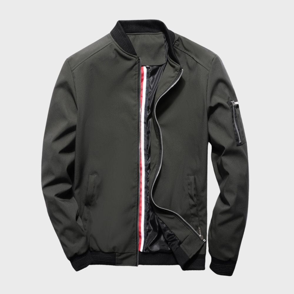 Men's All-Season Bomber Jacket - Lightweight, Breathable, and Stylish for Everyday Wear