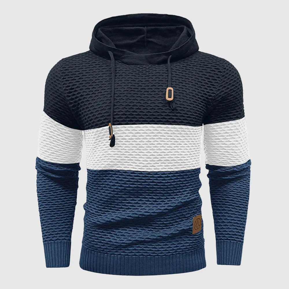 Triple Tone Knit Pullover - Fayymont Co