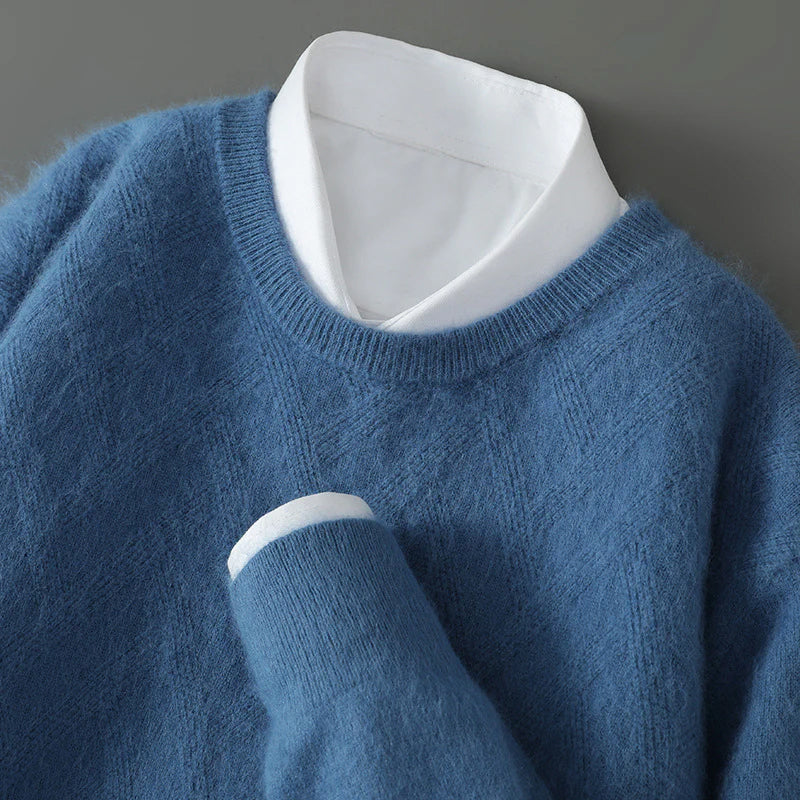 FeatherSoft Cashmere Textured Knit Sweater