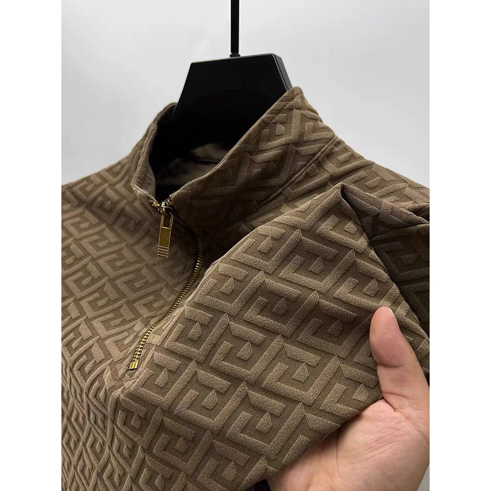 Lorenzo Vitali Jacquard Luxe Sweater