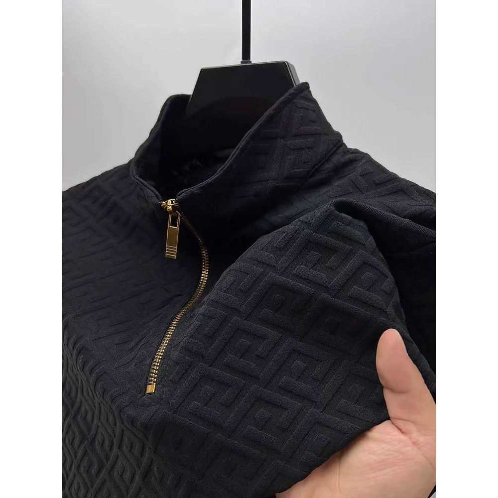 Lorenzo Vitali Jacquard Luxe Sweater