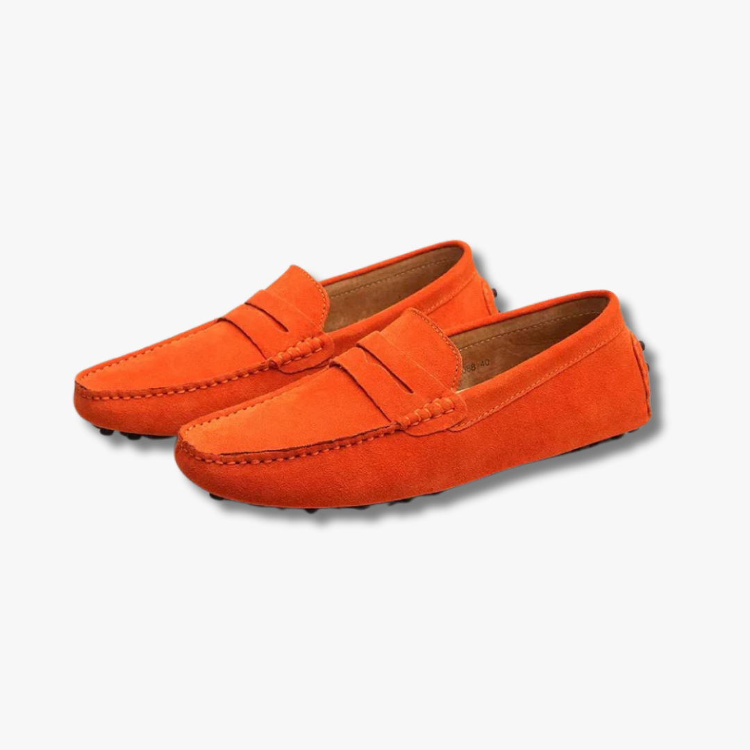 Italian-Style Suede Driving Loafers for Men – Lightweight & Stylish