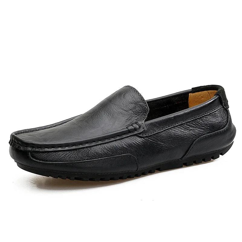 Velario Men's Luxury Leather Moccasins
