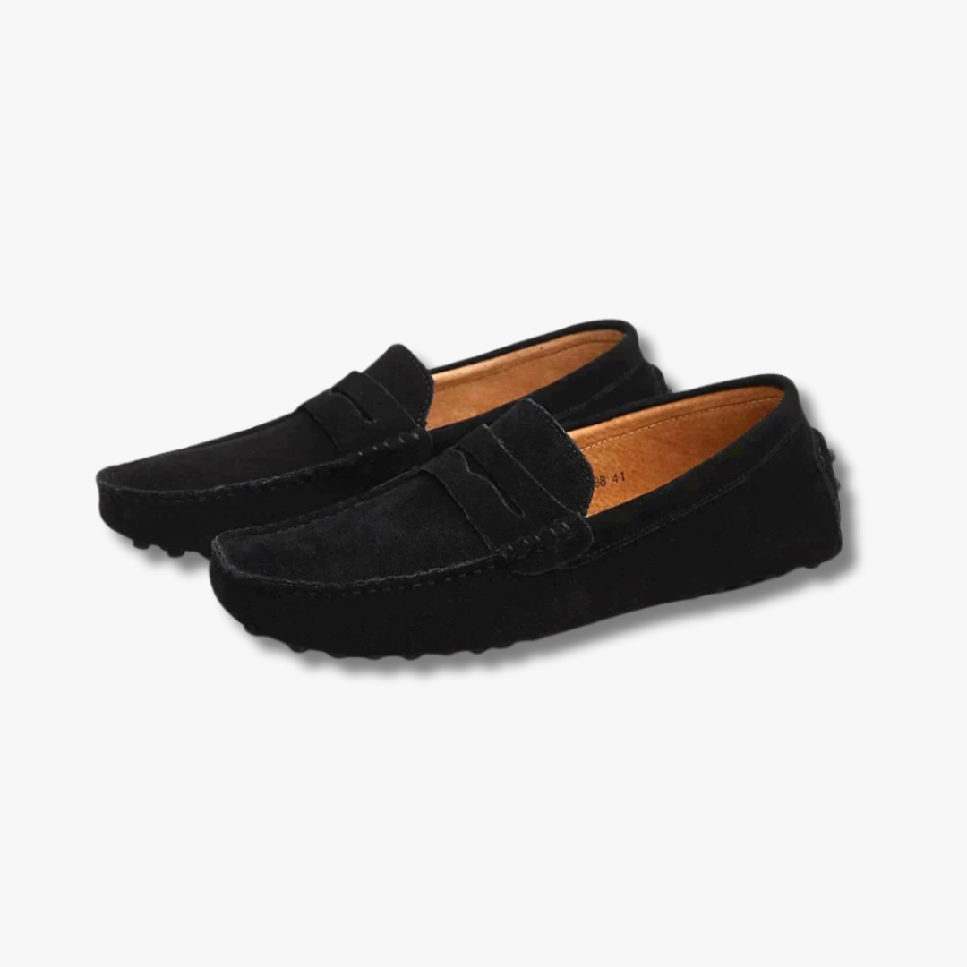 Italian-Style Suede Driving Loafers for Men – Lightweight & Stylish