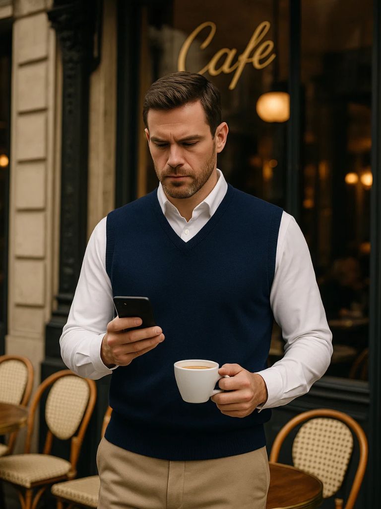 100% Merino Wool Sweater Vest - Fayymont Co