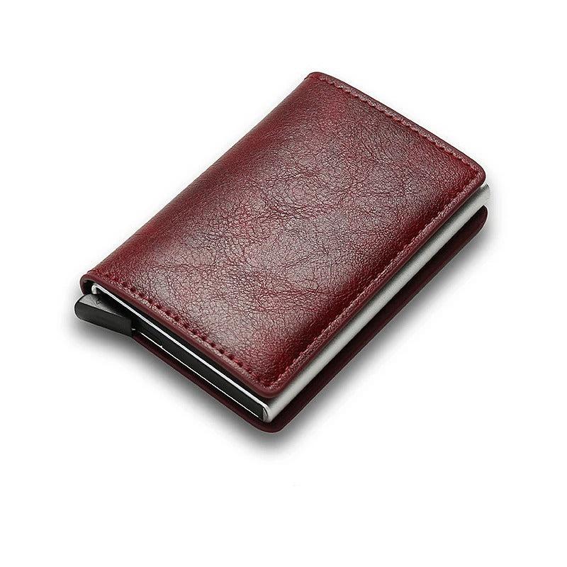 Fayymont Carbon Fiber & Aluminum RFID Wallet – Slim Pop-Up Design