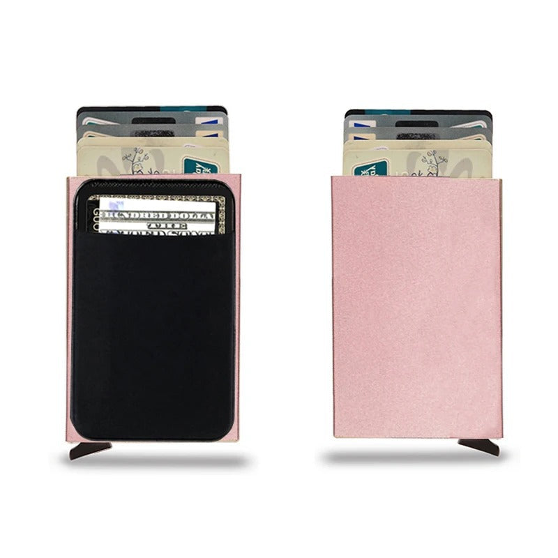 RFID Pop-Up Slim Wallet – Metal Edition
