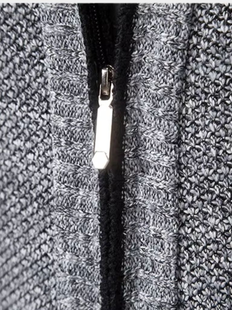 Elegant Full-Zip Sweater Vest - Fayymont