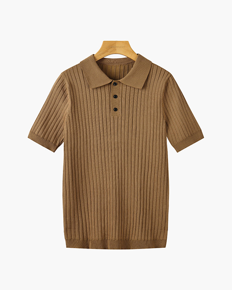 Amalfi Knitted Polo Shirt