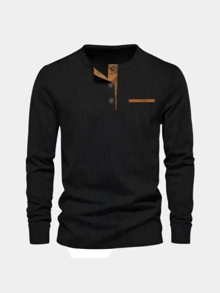Corduroy Long Sleeve T-Shirt - Fayymont Co