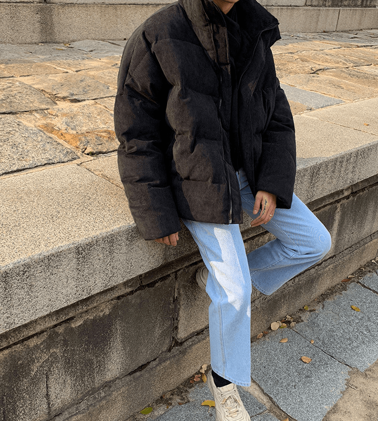 Corduroy Puffer Jacket