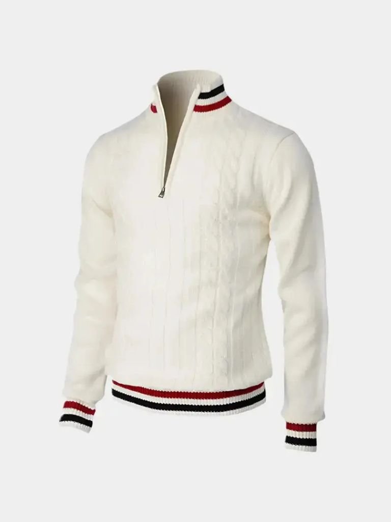 Essential Half Zip Turtleneck Sweater