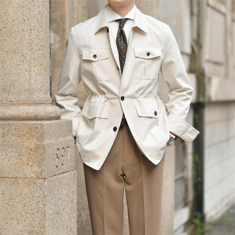 London Cotton Blend Safari Jacket