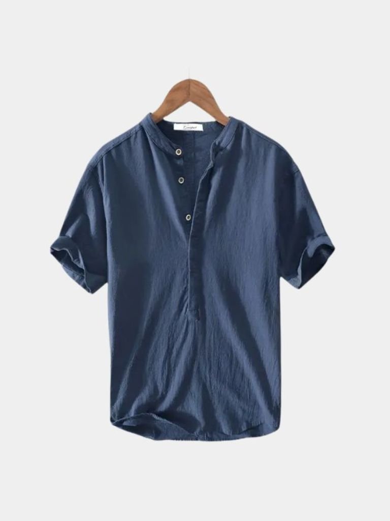 Essential Short Sleeve Linen Shirt - Fayymont Co