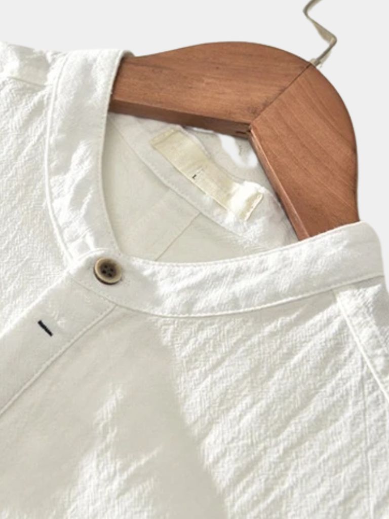 Essential Short Sleeve Linen Shirt - Fayymont Co