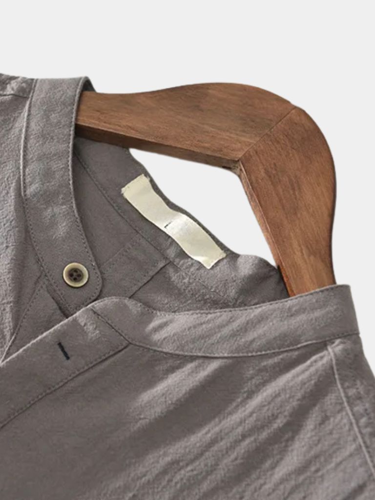 Essential Short Sleeve Linen Shirt - Fayymont Co