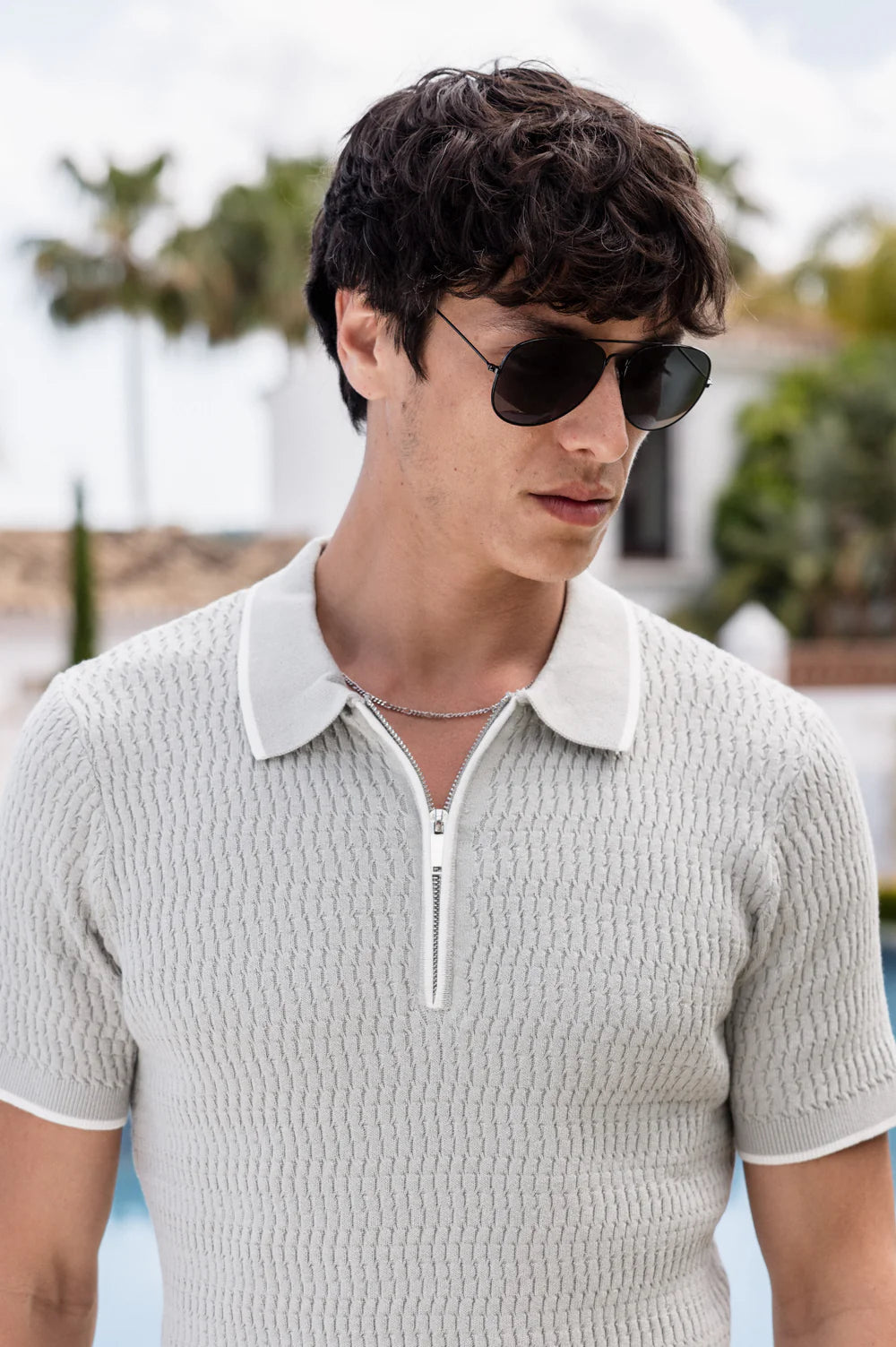 Egyptian Cotton Half-Zip