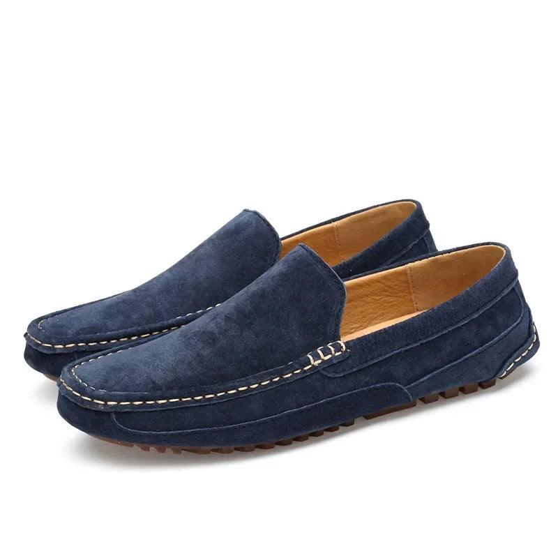 Valdrin Luxe Suede Moccasins | Men’s Handmade Slip-On Loafers