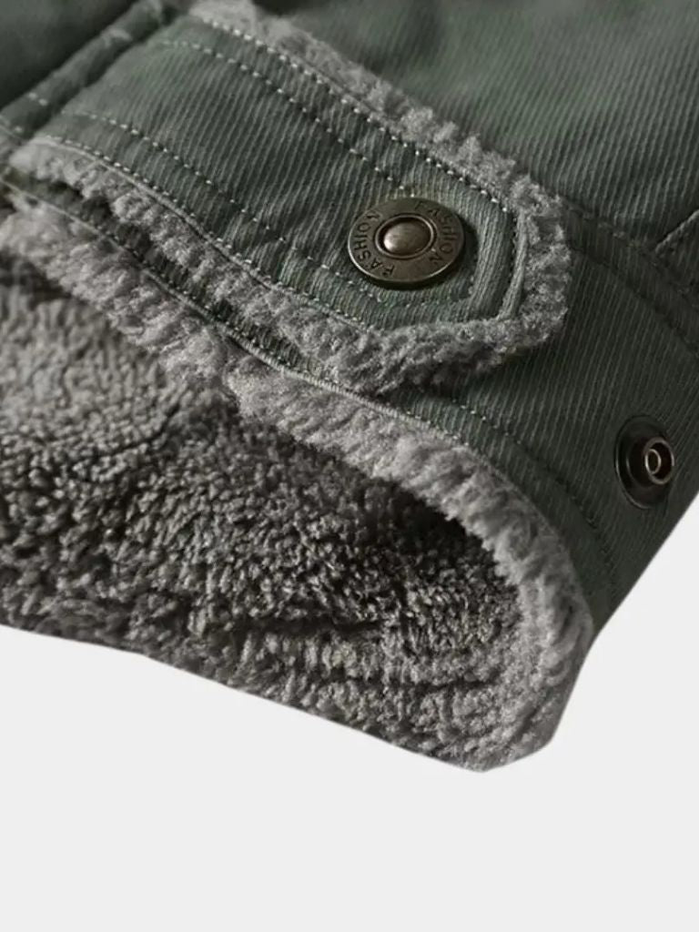 Vintage Military Aviator Jacket - Cross & Crown