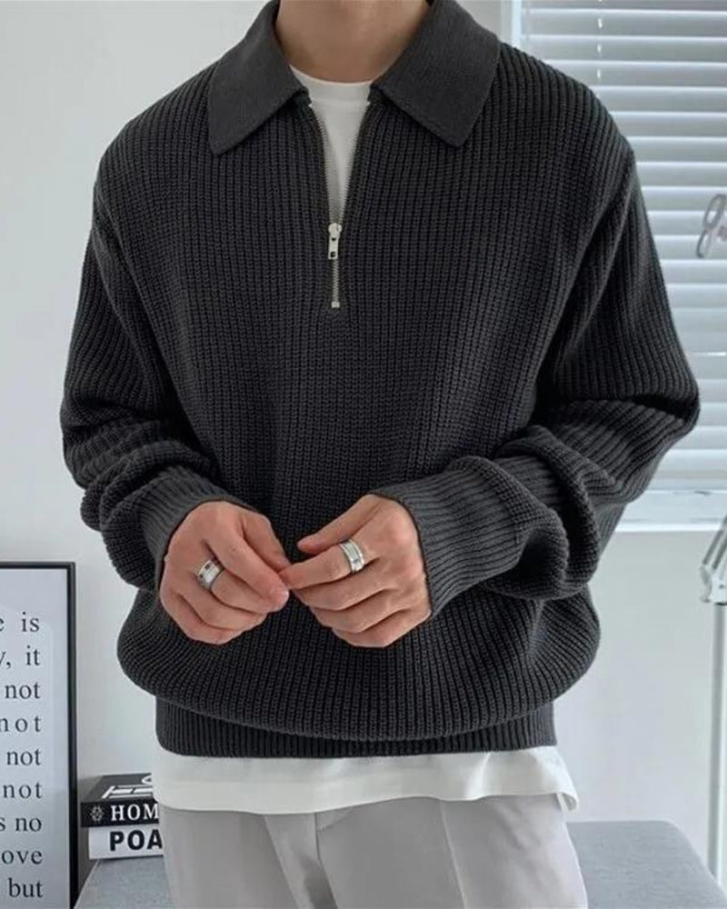 Cesare Quarter-Zip Sweater