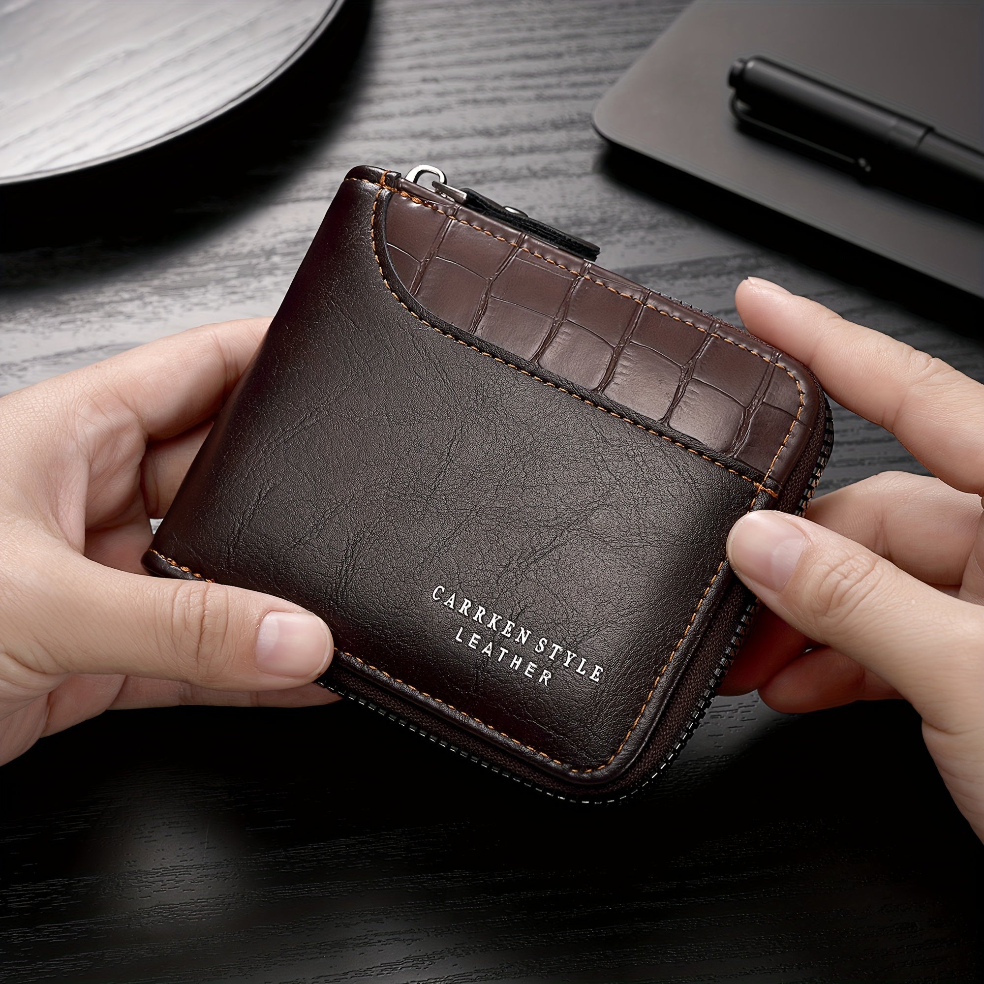 Stylish Men's Zipper Wallet