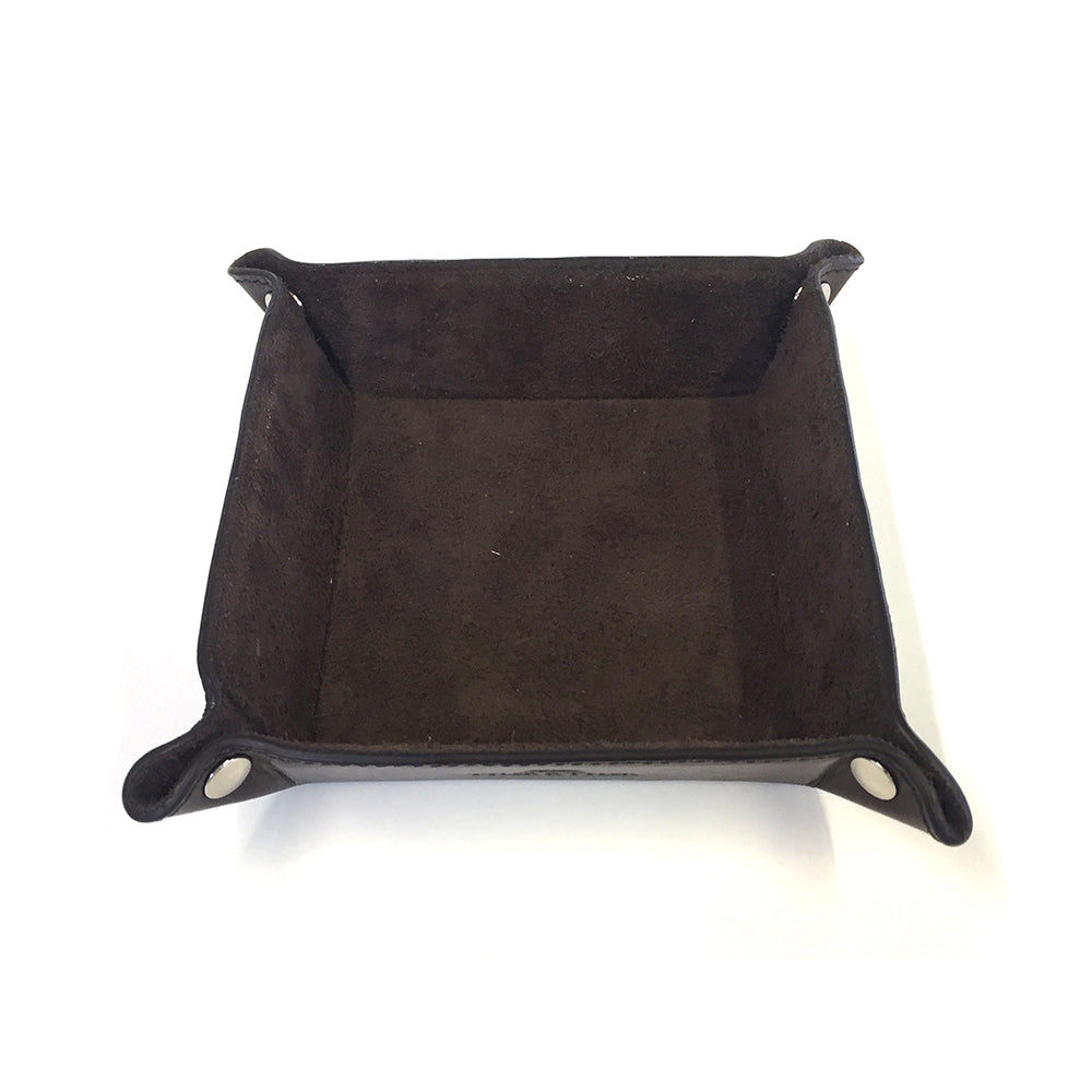 The Regent Valet – Brown Leather Tray