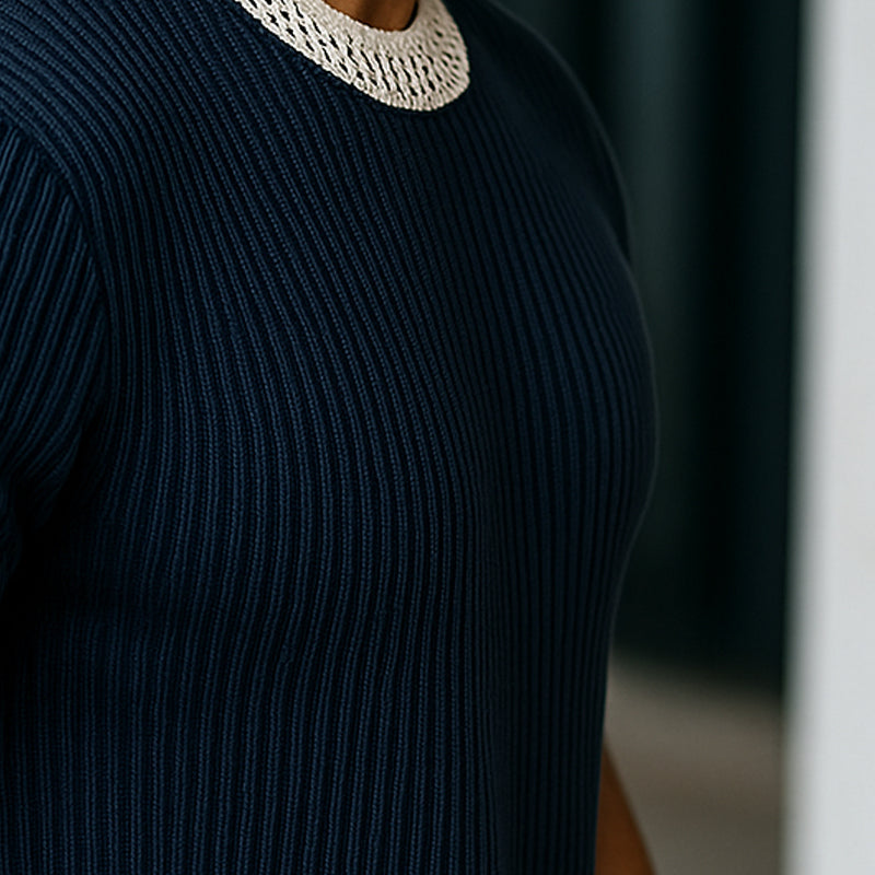 Regent Stripe Crew Knit