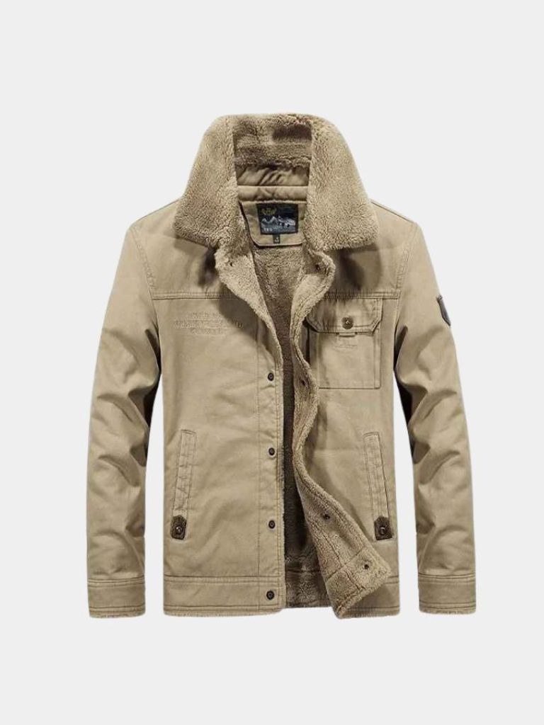 Vintage Military Aviator Jacket - Cross & Crown