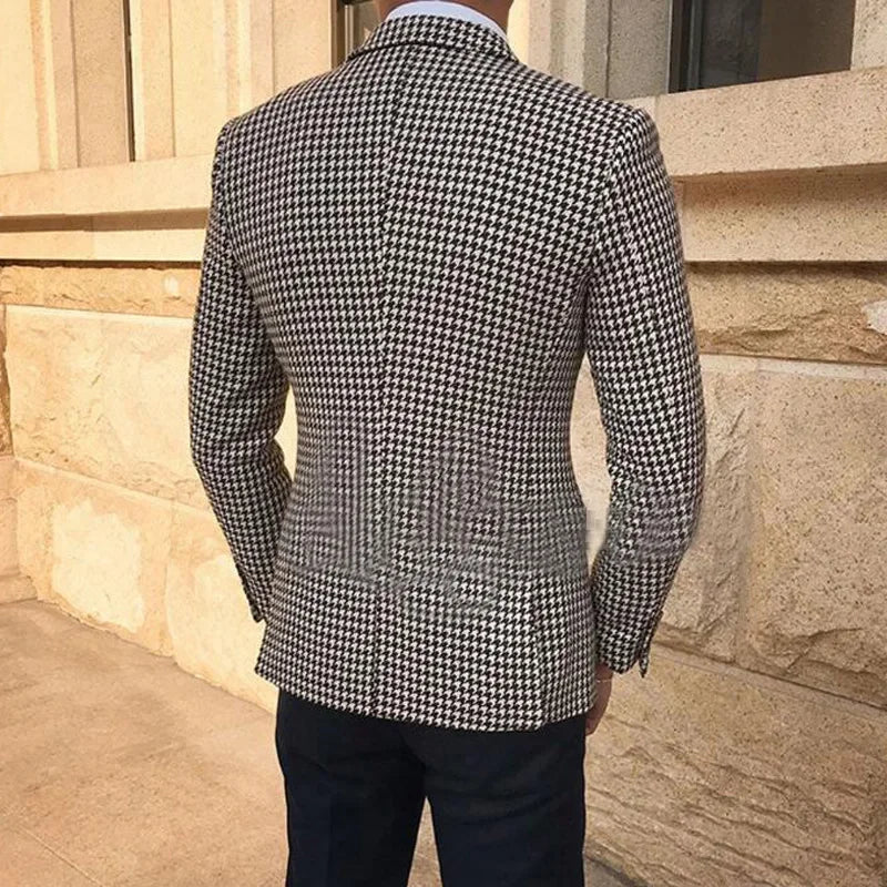 Houndstooth Heritage Blazer — Tailored Fit