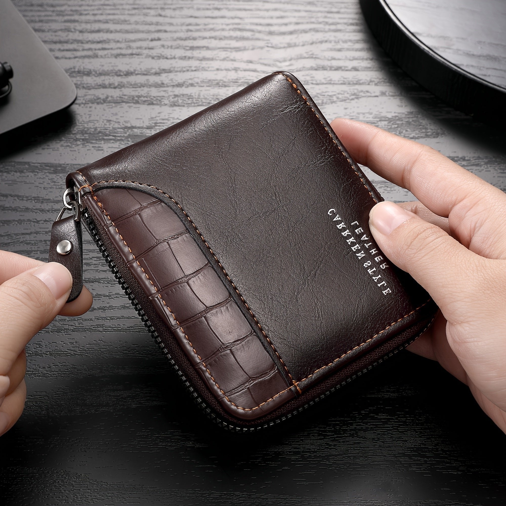 Stylish Men's Zipper Wallet