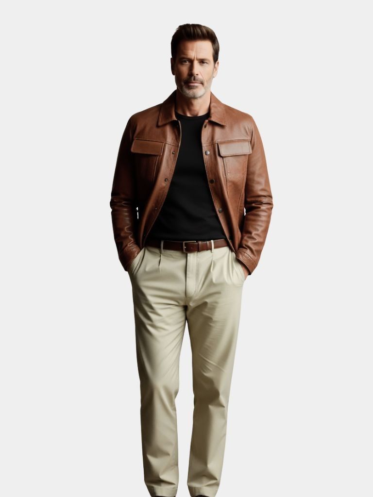 Bronze Rebel Leather Jacket