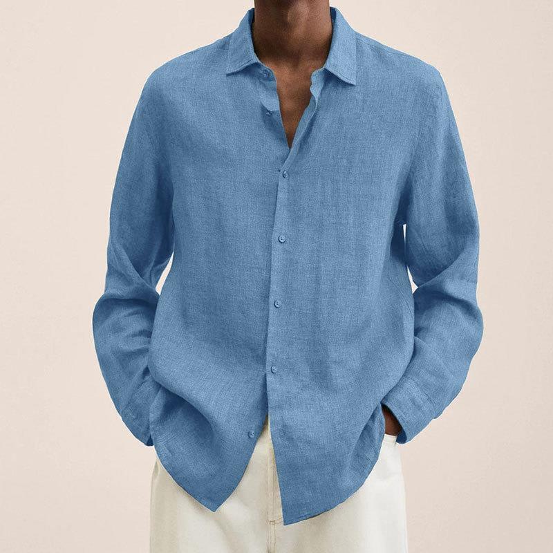 Men's Linen Shirt Elegant Style
