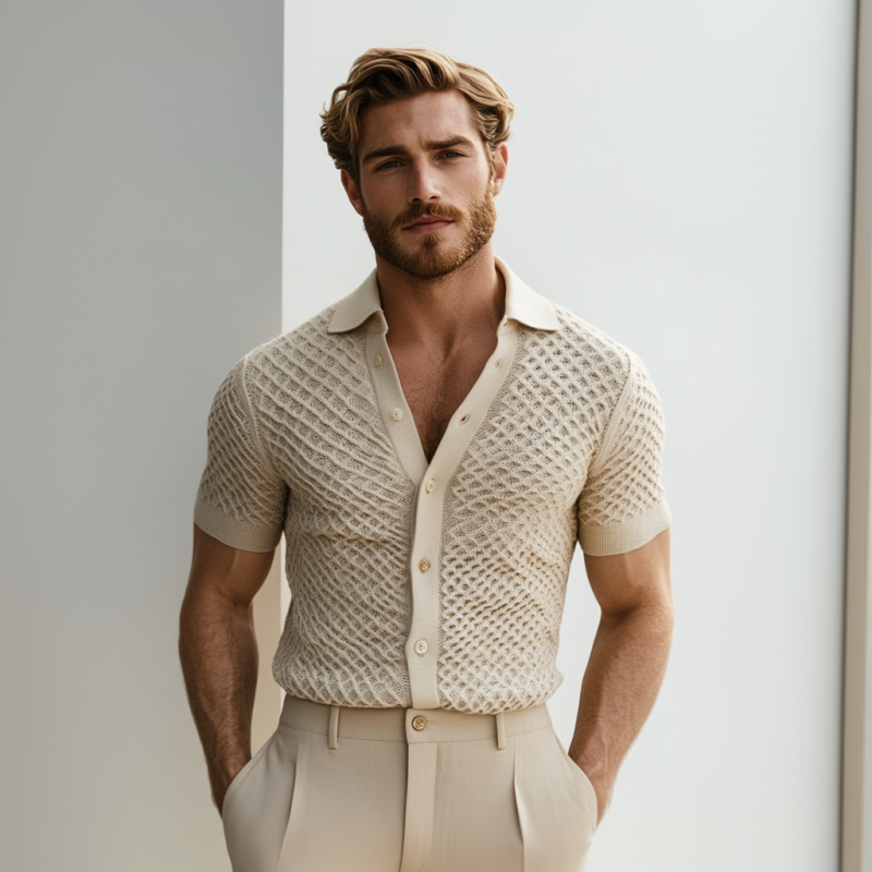 King’s Meadow Jacquard Polo