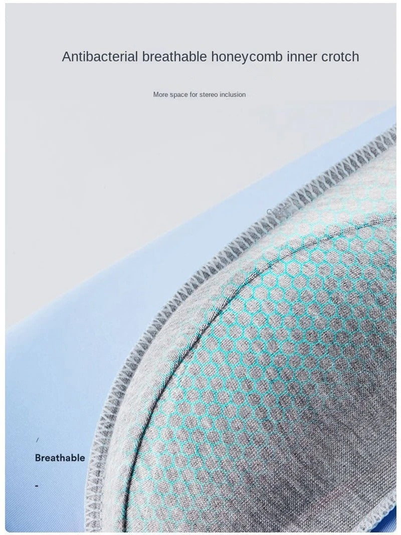 4 Pack Ice Silk Men's Boxer Underwear Breathable & Comfortable