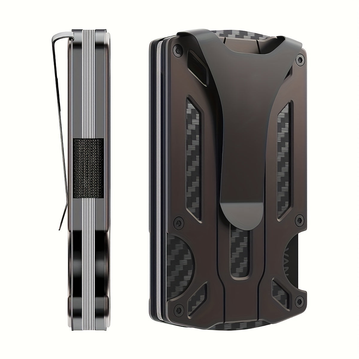 Ultra-Thin Aluminum Alloy RFID Blocking Card Holder Anti-Theft Men’s Wallet